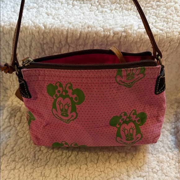 **RETIRED** Dooney & Bourke Pink and Green Minnie Mouse Shoulder Bag - Picture 5 of 5